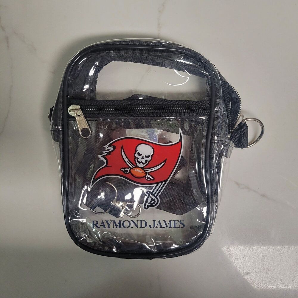 NEW Tampa Bay Buccaneers Clear Crossbody Purses